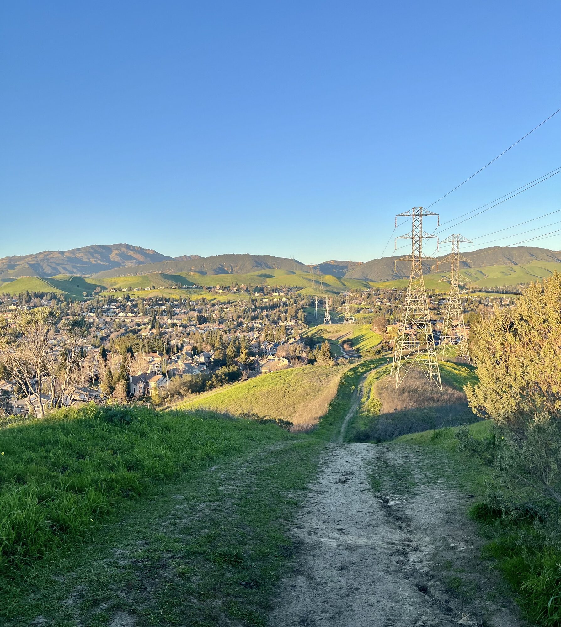 Mount Diablo viewed from San Ramon