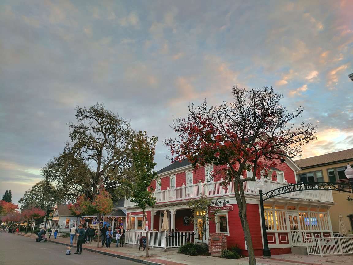 Historic Danville Hotel on Hartz Avenue in downtown Danville